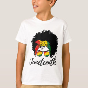 Afro Woman Black Queen African American Melanin Ju T-Shirt