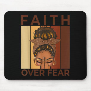 Afro Woman God Say I Am Unique Black History Chris Mouse Mat