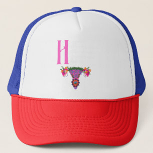 Afro woman with sunglasses, colourful pop art 67 trucker hat