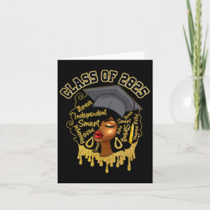 Afro Women Proud Black Girls Women Graduation Cl O Card