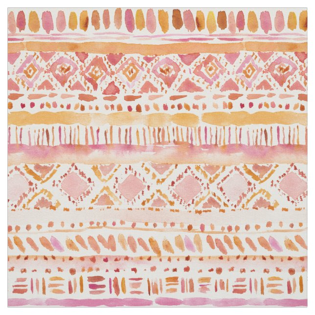 AFROBEAT Wild Dash Tribal Fabric (Swatch)
