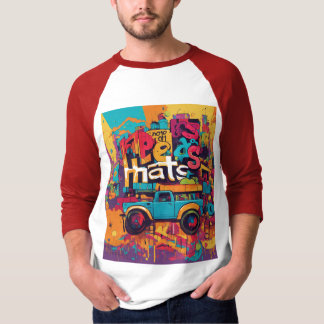 Afrobeats Style of Tentacle Typography T-Shirt