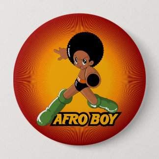 AfroBoy! 10 Cm Round Badge