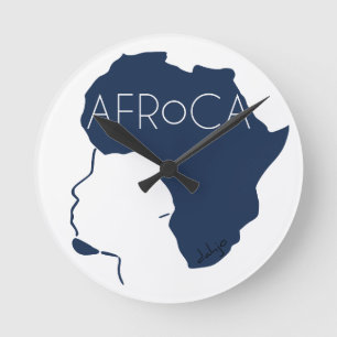 AFROCA ROUND CLOCK