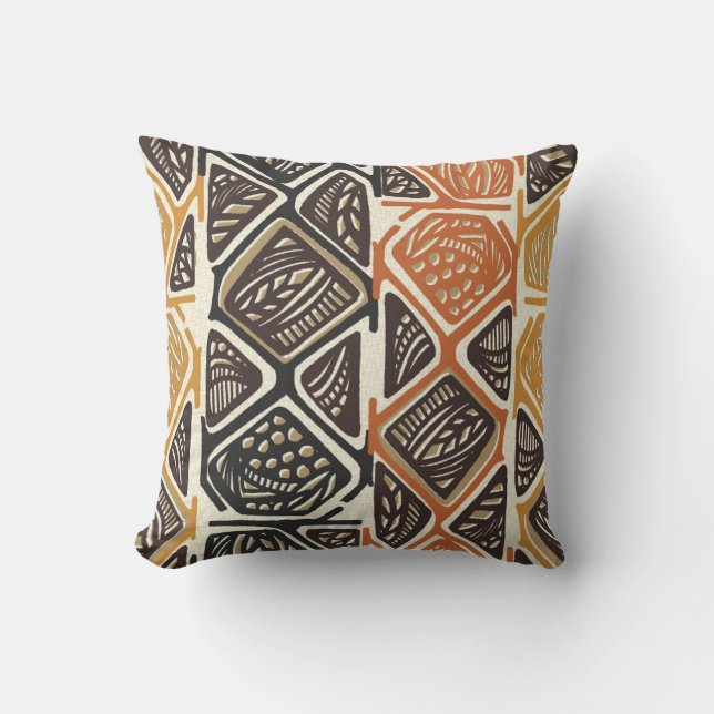 Afrocentric 2 Sided Pillow (Front)