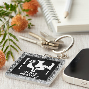Afrocentric Art Abstract Black Women Key Ring
