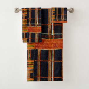 Afrocentric  bath towel set