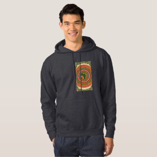 Afrocentric Dark Grey Men's Basic Hoodie