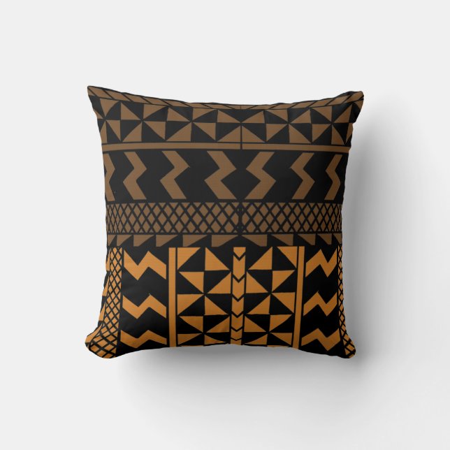 Afrocentric Geometric Cushion (Front)