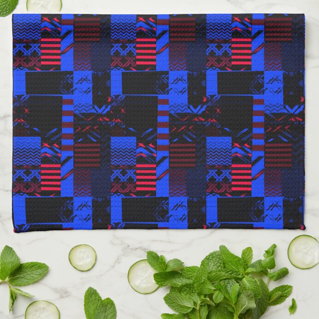 Afrocentric Geometric Print  Tea Towel (Creator Uploaded)
