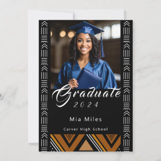 Afrocentric Graduation Invitation
