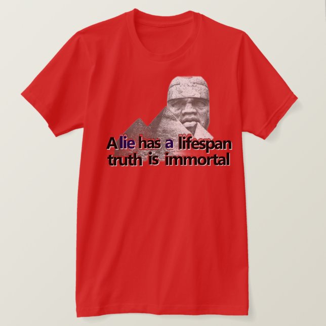 Afrocentric greatness quote T-Shirt (Design Front)