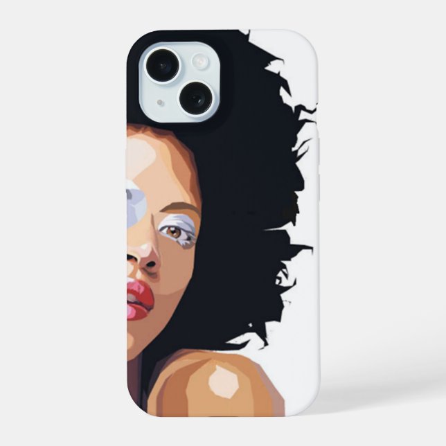 Afrocentric iPhone 15 Case (Back)