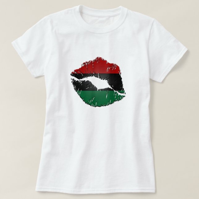Afrocentric Lips T-Shirt (Design Front)