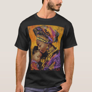 “Afrocentric Mother & Child Embrace T-Shirt