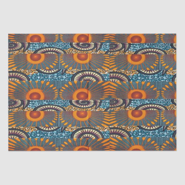 Afrocentric Motif Print Tissue Paper (Front)