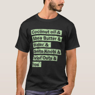 Afrocentric Natural Hair Afro Women T-Shirt