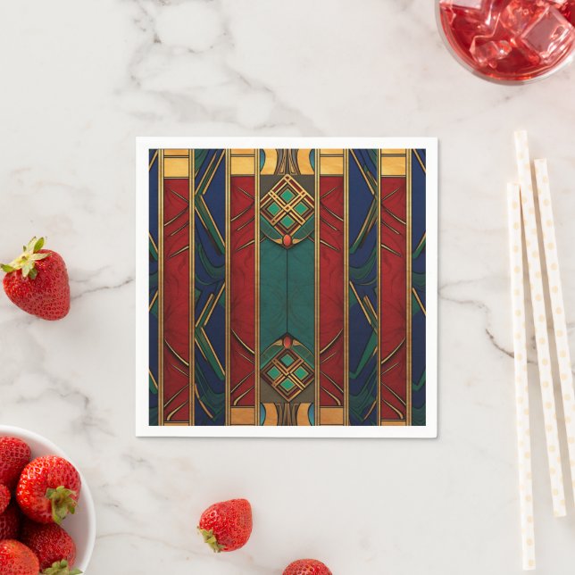 Afrocentric Pattern Paper Napkins (Insitu)