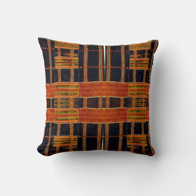 Afrocentric Pattern Print   Cushion (Front)
