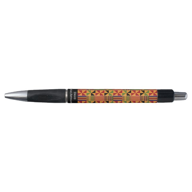 Afrocentric Pinwheel Kente K70 Personalised Pen (Front)