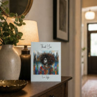 Afrocentric Portrait Modern Art Cityscape Colourfu