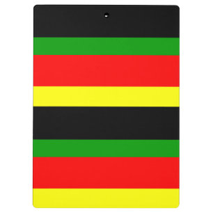 Afrocentric Stripes Clipboard