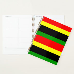 Afrocentric  Stripes Planner