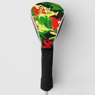 Afrocentric Swirls Golf Head Cover