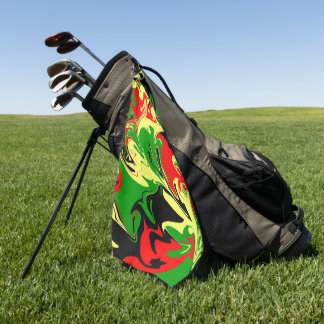 Afrocentric Swirls  Golf Towel
