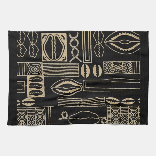 Afrocentric  tea towel (Horizontal)