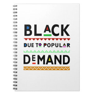 Afrocentric tee notebook