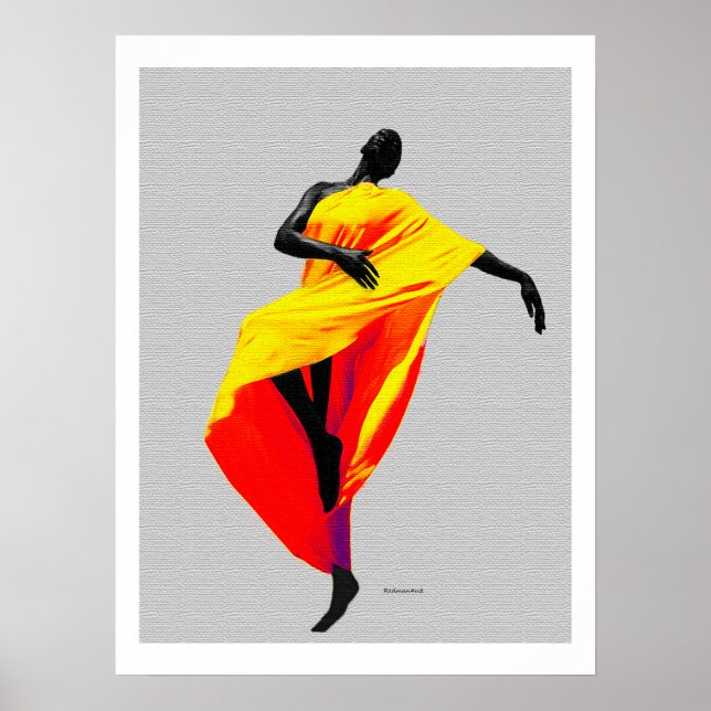Afrocentric Tribal Dance Poster (Front)