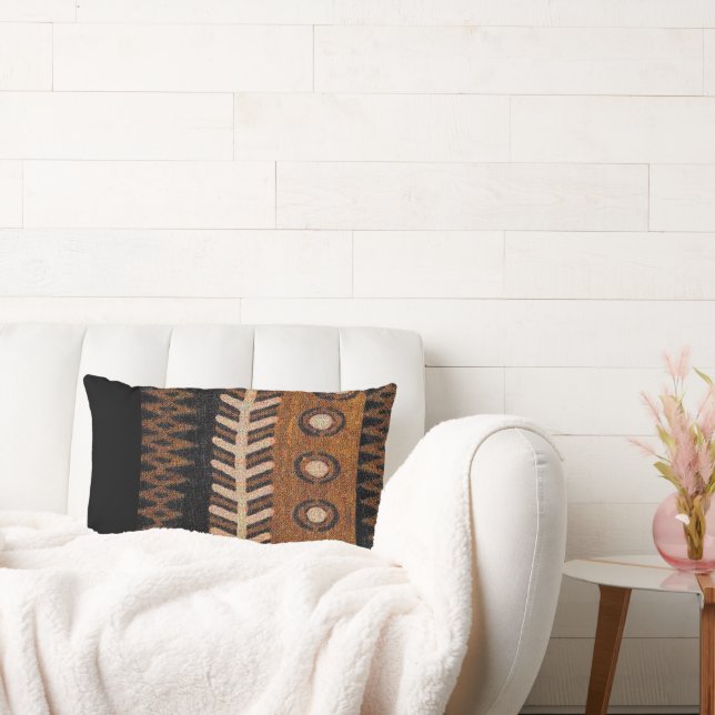Afrocentric Tribal Motif  Throw Pillow (Couch)
