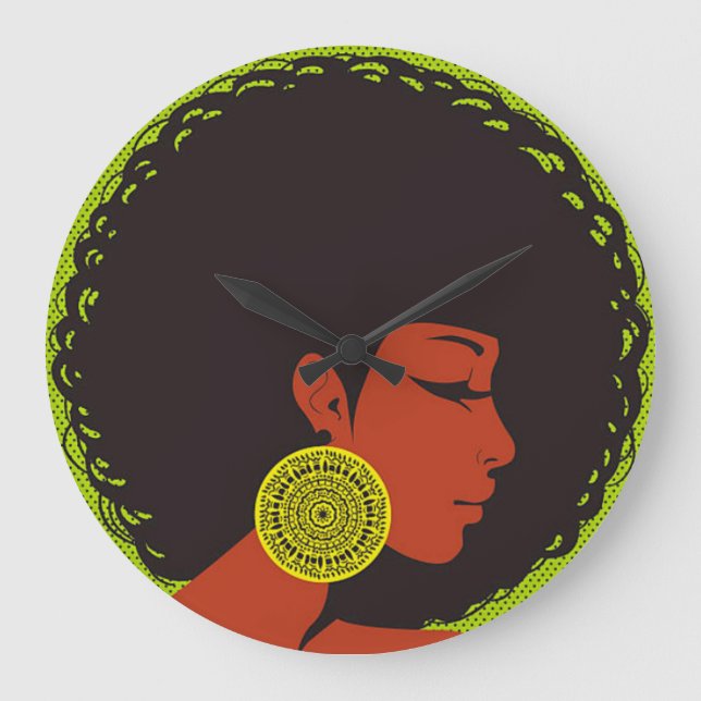 Afrocentric Wall Clock (Front)