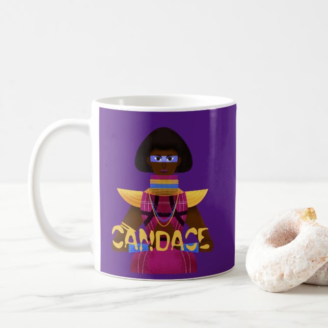 Afrofuturism Coffee Mug (With Donut)