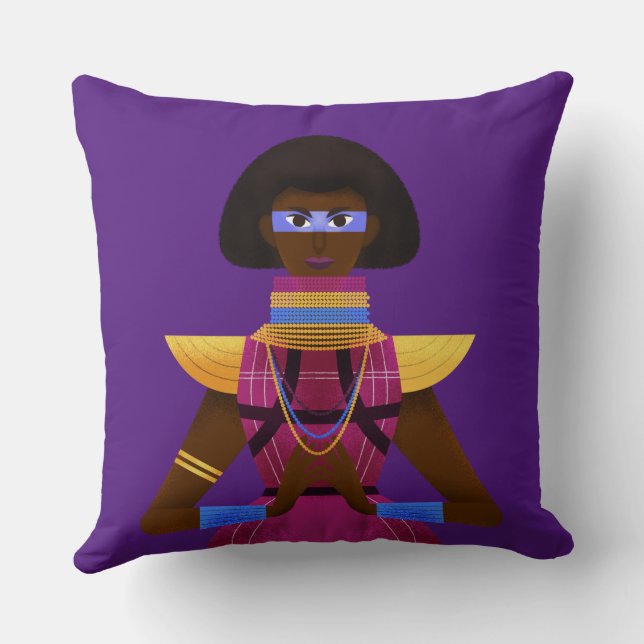 Afrofuturism Cushion (Back)