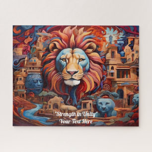 Afrofuturism :Vibrant African Beauty & Heritage Jigsaw Puzzle