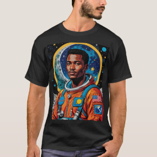 Afrofuturistic Astronaut Hero Art Tee