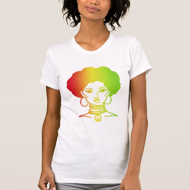 AFROLICOUS BLACK TEE (Front)