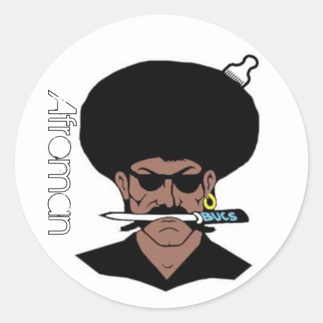 Afroman Stickers (Large) (Front)