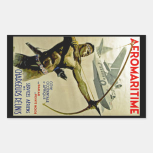 Afromaritime Rectangular Sticker