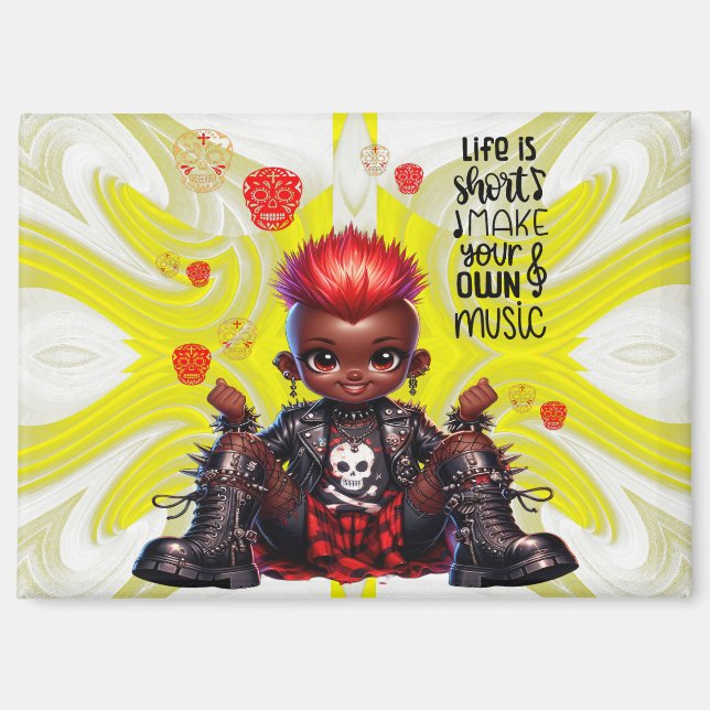 Afropunk Make Music  Magnet (Front)