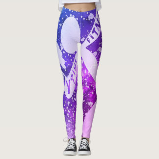 AFSantaRosa - Splatter Dumbbell Leggings