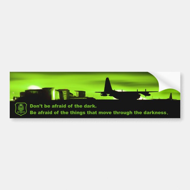 AFSOC MC130 BUMPER STICKER (Front)