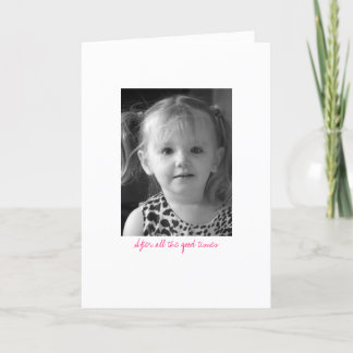 After all the good times - I'll pretend... Card