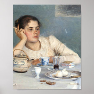 After Breakfast (1890) By Elin Kleopatra Gambogi Poster