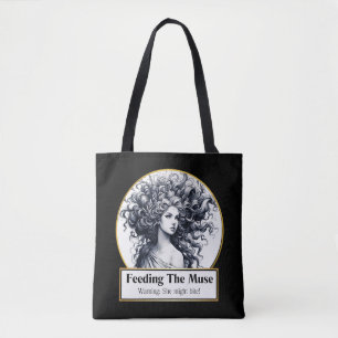 After coffee: The Grumpy Muse Chronicles Tote Bag