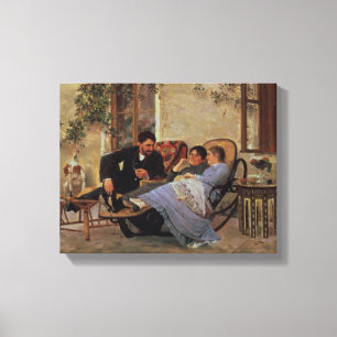 After Dinner, 1888 Canvas Print