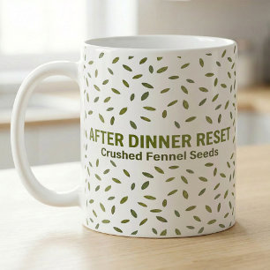 After Dinner Recipe Fennel Seed Art Coffee Mug