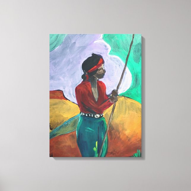 After Drawing - The Little Shepard Canvas Print (Front)